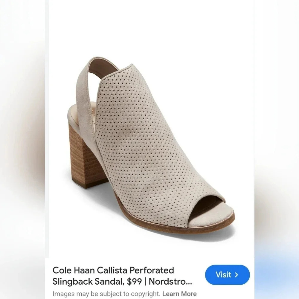 Cole Haan women thick heel shoes